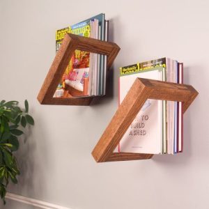 Estante para libros geométrico